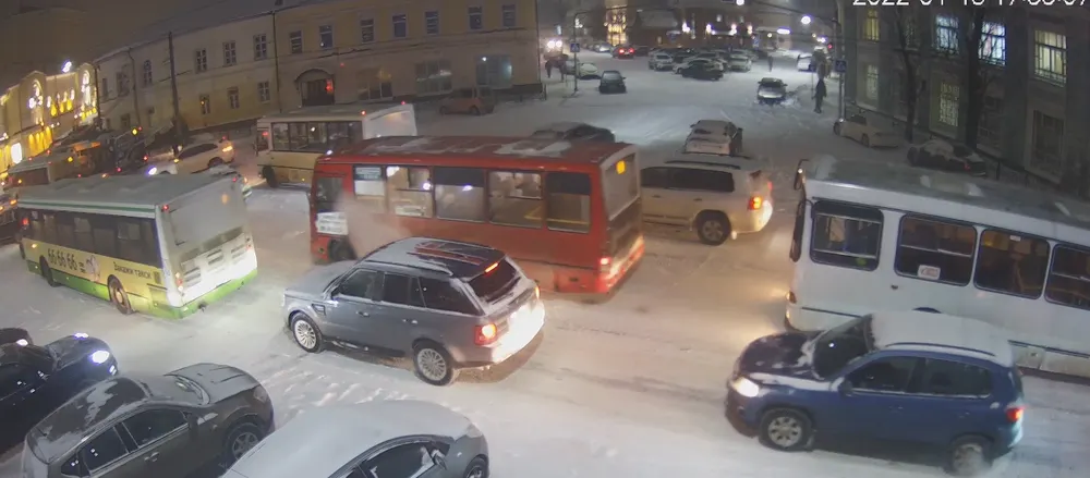 В Ярославль пришли десятибалльные пробки