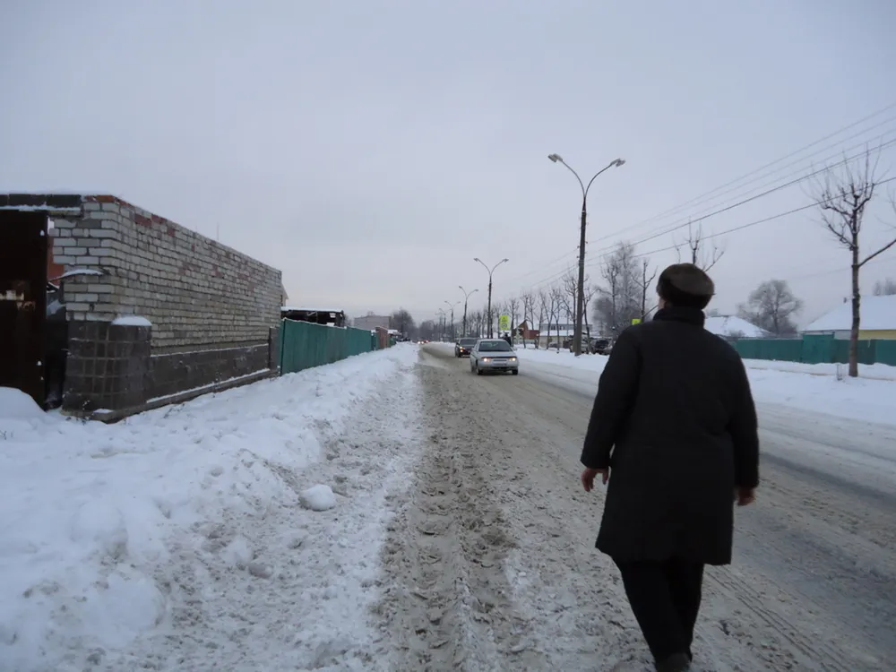 В Ярославской области пешеходы страдают из-за плохо убранных дорог