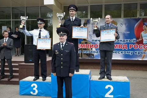 Ярославские полицейские стали победителями чемпионата МВД России по легкоатлетическому кроссу
