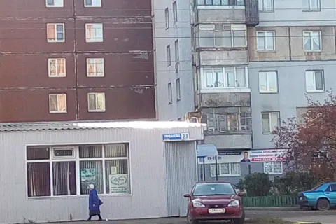 В Дзержинском районе Ярославля по крыше магазина разгуливала собака