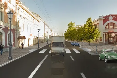 Лавочки и фонари: ярославцам показали проект благоустройства улицы Комсомольской 