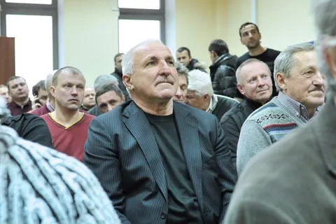 В Ярославле президент РФС Николай Толстых встретился с футбольной общественностью. Фоторепортаж