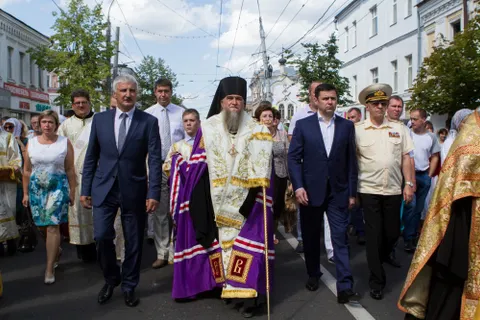 В Рыбинск доставили мощи адмирала Ушакова