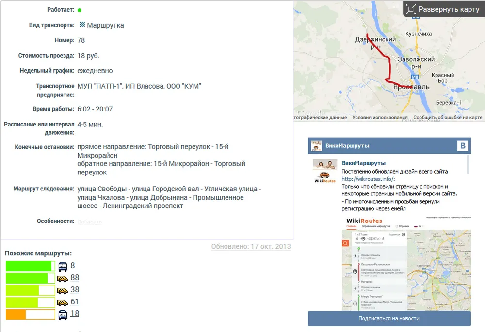 В Ярославле прошла забастовка водителей маршруток