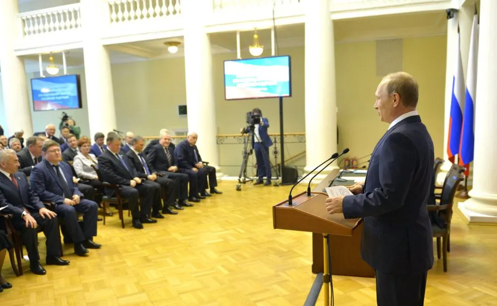  В День российского парламентаризма председатель Ярославской областной Думы Михаил Боровицкий в Санкт-Петербурге принимает участие в заседании Совета Законодателей России