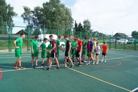 В поселке Караш Ярославской области открылась новая спортивная площадка