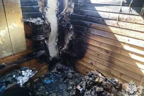 В ярославском гаражном кооперативе горела баня