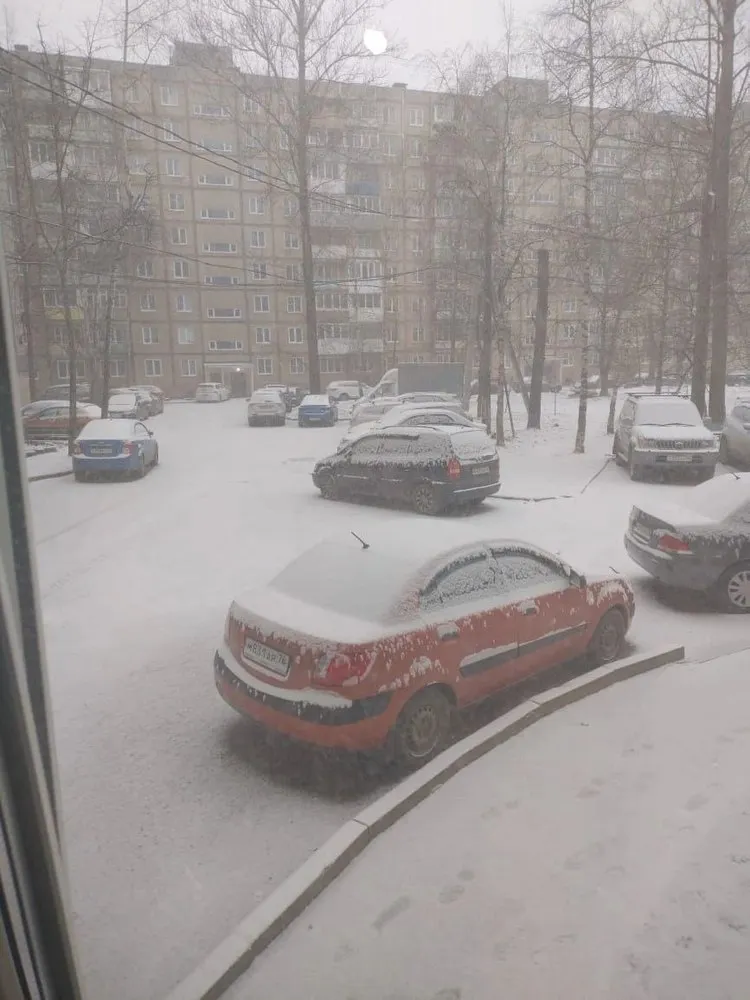 В Ярославской области выпал апрельский снег