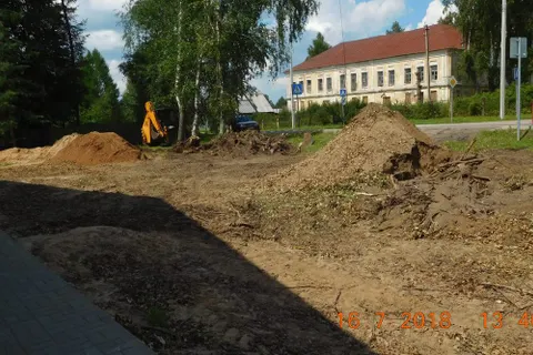 В селе Новое Ярославской области  началось благоустройство площадки у Дома культуры