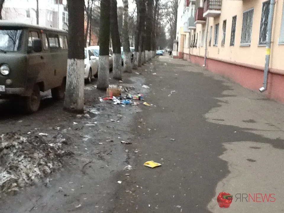 Дом Валентины Терешковой в центре Ярославля завален мусором