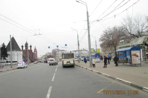 В центре Ярославля автобус сбил женщину