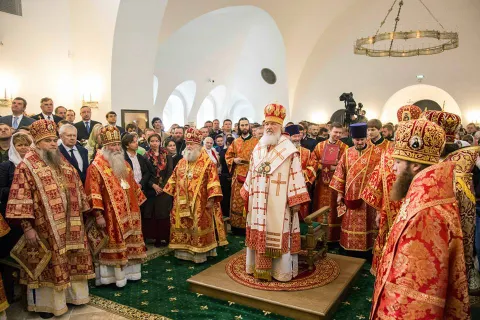 Патриарх Кирилл в Ярославской области на примере Древней Руси говорил об опасности разделения