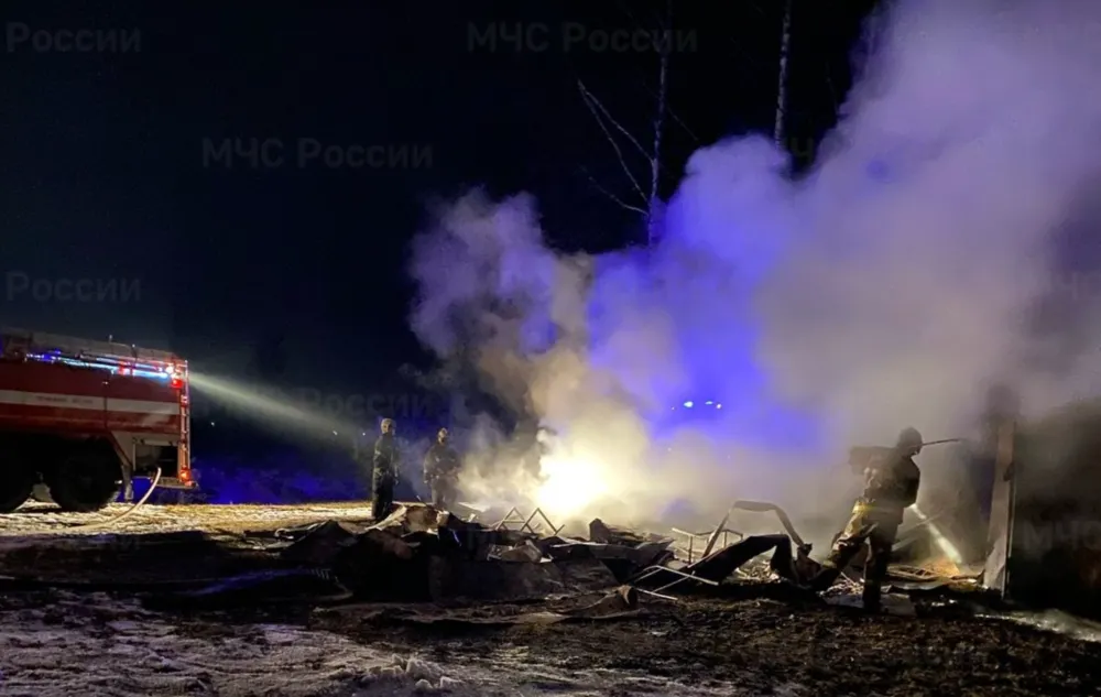 В Ярославском селе горели строительные вагончики