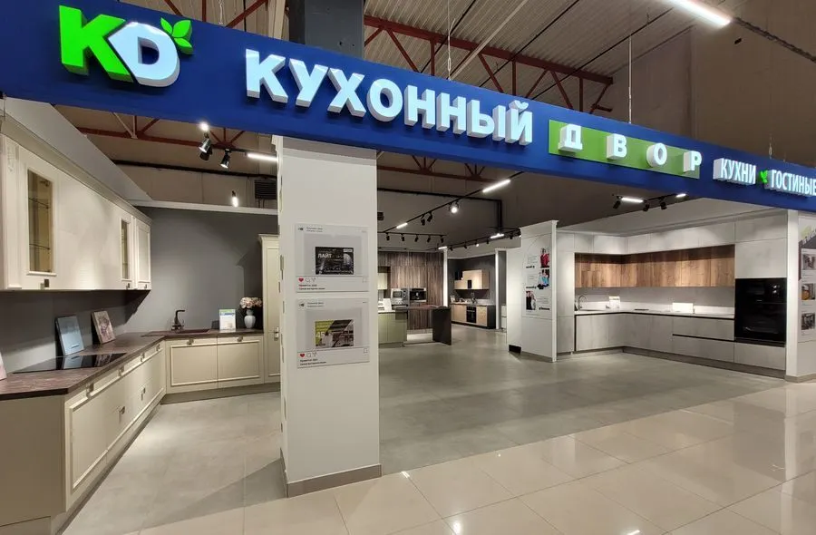 Cовременные модели кухонь российского производителя можно приобрести в «МебельМаркт»