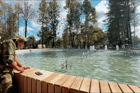 В Юбилейном парке Ярославля готовят к запуску музыкальный фонтан