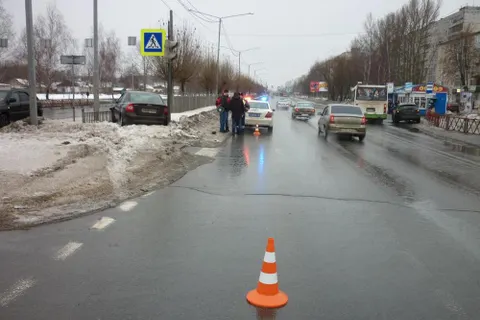 На проспекте Фрунзе в Ярославле снова сбит пешеход-нарушитель