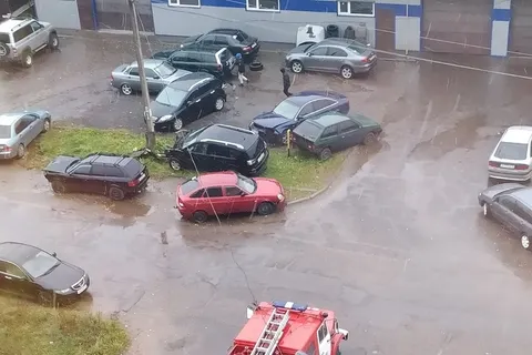 В Рыбинске горел бывший завод «Призма»