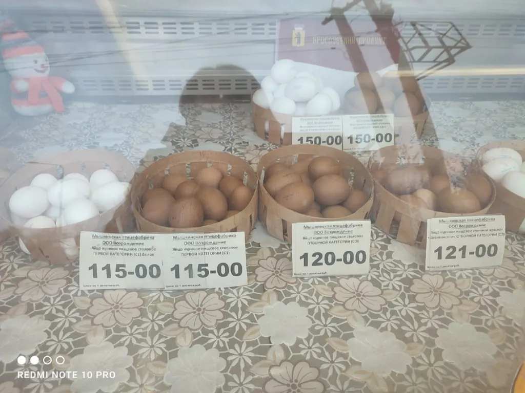 В Ярославской области подорожали яйца