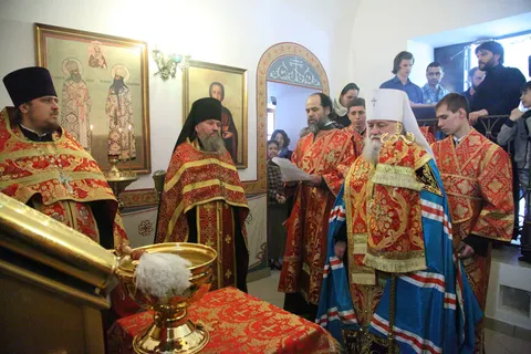 В Ярославле освятили часовню Кирилло-Афанасьевского монастыря