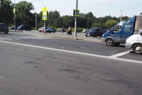 В Рыбинске мотоцикл наехал на пешехода