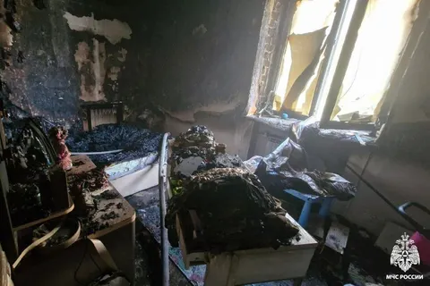 В Ярославле 13-летний мальчик сумел выйти из горящей квартиры