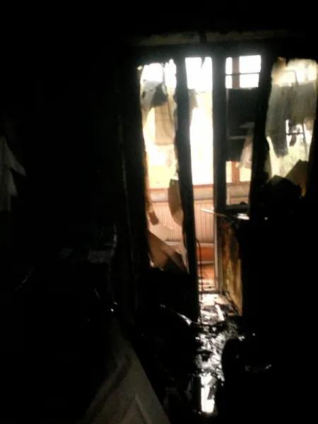 В Рыбинске случился пожар в многоквартирном доме