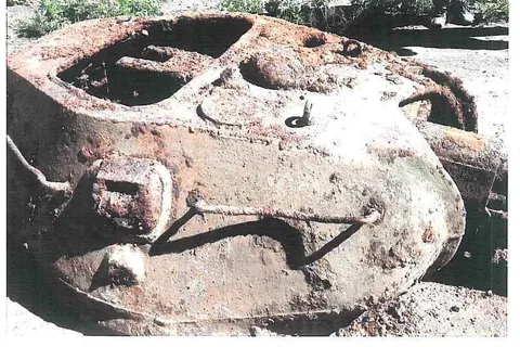 В Рыбинске на стройплощадке нашли башню танка Т-34