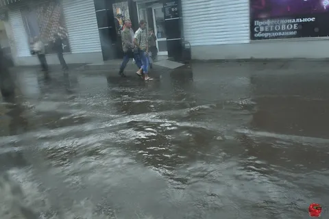Ярославль ушел под воду. С фото
