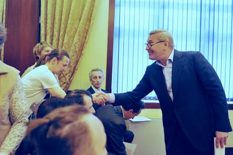 Визит лидеров партии РПР-ПАРНАС Михаила Касьянова и Владимира Рыжкова ажиотажа в Ярославле не вызвал. С фото