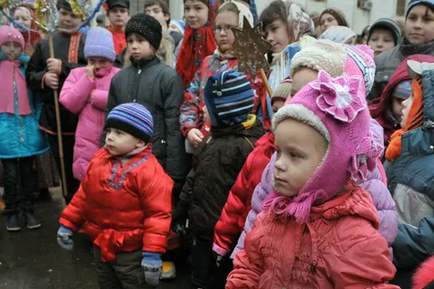 В Ярославле продолжились Рождественские гулянья. Фоторепортаж