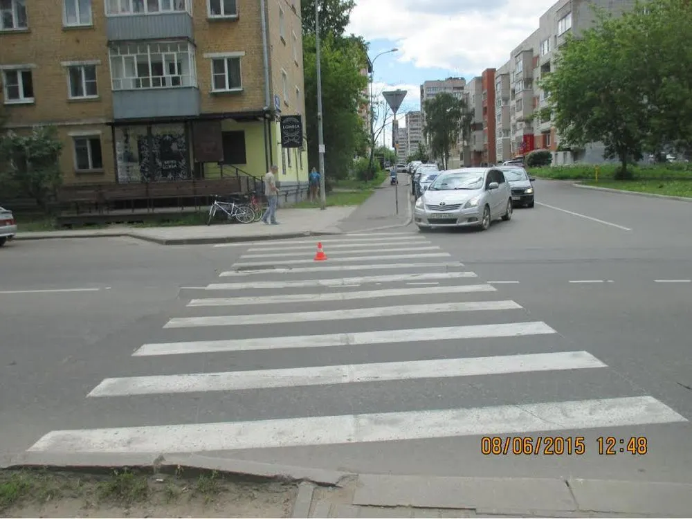 В Рыбинске иномарка наехала на подростка-велосипедиста