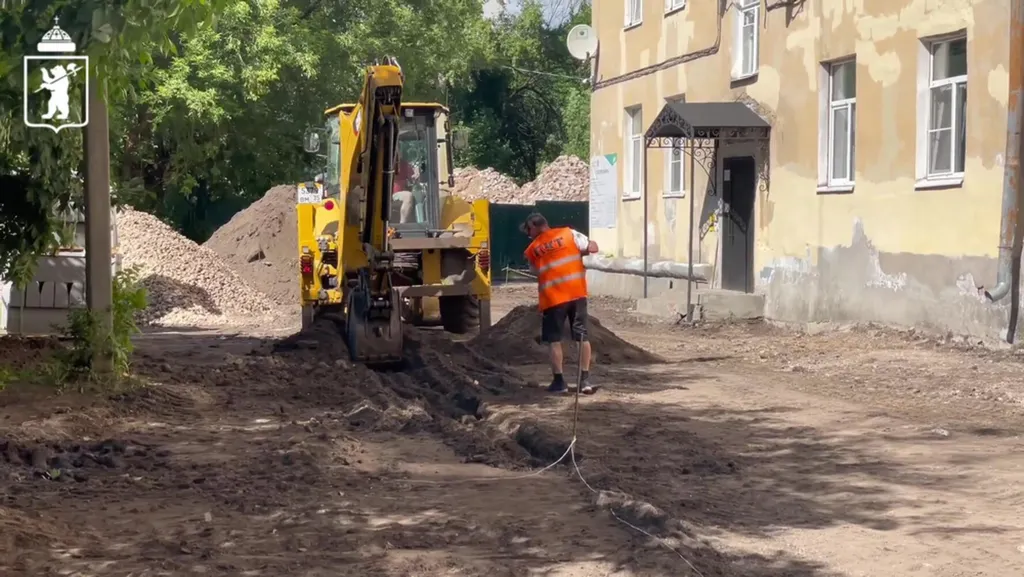 В Ярославле началось благоустройство 19 дворов