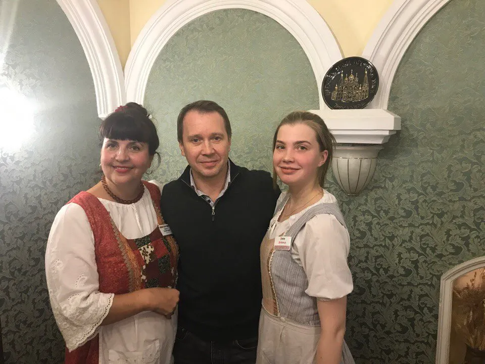  Известный актер Евгений Миронов отобедал в ресторане Ярославля