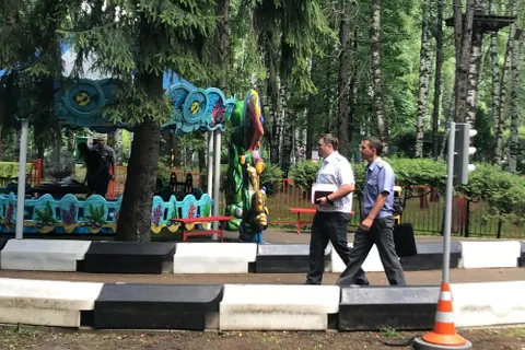 В ярославском парке нашли нарушения в работе детских аттракционов