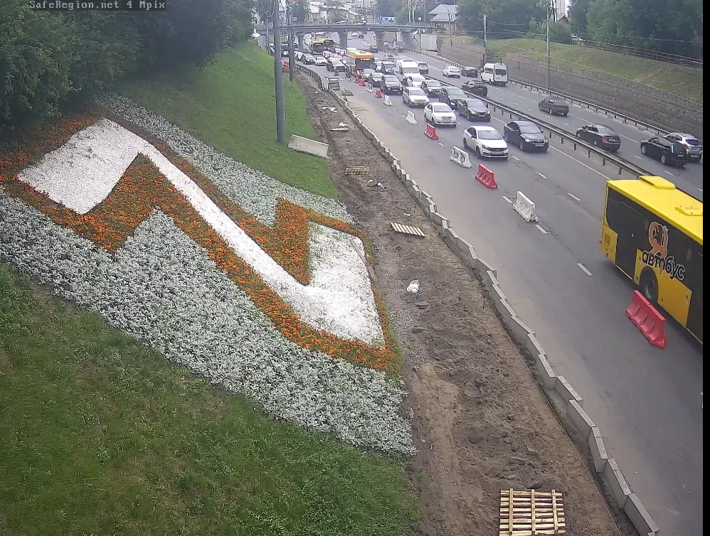 В Ярославле из-за ремонта Московского проспекта возникла пробка
