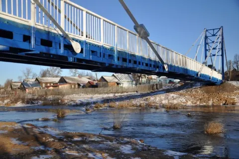В поселке Борисоглебском Ярославской области открыт пешеходный мост