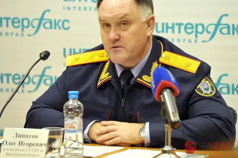 Руководитель СУ СК РФ по Ярославской области Олег Липатов: «Дело Урлашова движется к завершению». Фото с пресс конференции