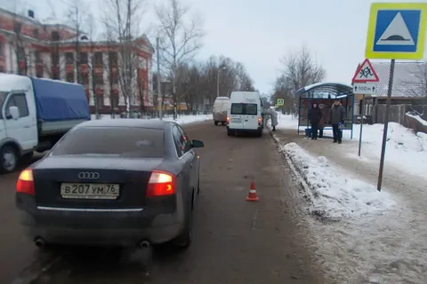 В Ярославле Ауди сбила пешехода