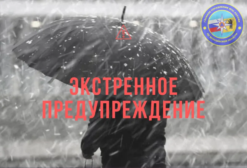 Экстренное предупреждение МЧС: в Ярославской области ожидаются снег и дождь