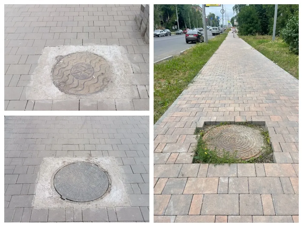 Ярославцы сомневаются в новых люках на Московском проспекте