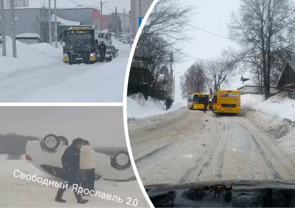 В Ярославской области метель привела к дню жестянщика