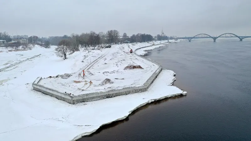 На Стрелке в Рыбинске обустроят смотровую площадку