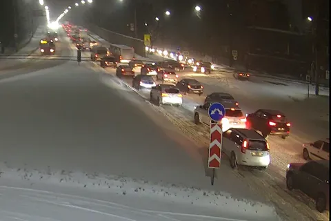 В Ярославль пришли десятибалльные пробки