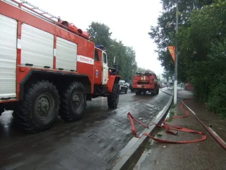 Пожар на Которосльной набережной города Ярославля ликвидирован
