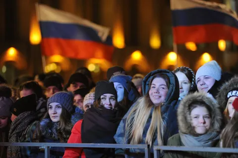 Митинг-концерт в поддержку годовщины воссоединения с Крымом  прошел в Ярославле