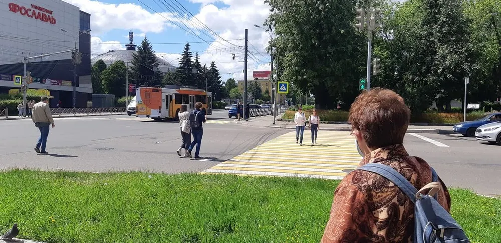 Мэрия Ярославля пообещала сделать подходы к удивившей горожан «зебре»