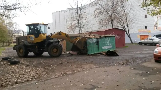 В центре Ярославля ликвидируют свалки бытовых отходов
