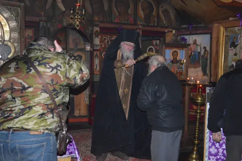 Прощеное воскресение в храме Михаила Архангела в Бору под Угличем Ярославской области