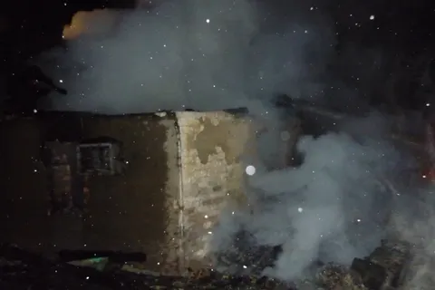 В Ярославской области сгорел жилой дом