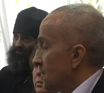 На судебное заседание по Мосейцевскому приюту прибыл иеромонах Макарий (Маркиш)